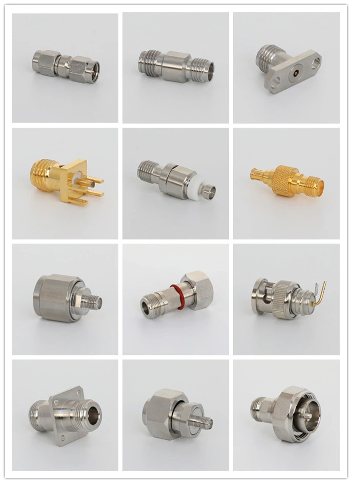 2.92mm Female PCB Mount Solderless Connector for Photoelectric Communication, 40GHz