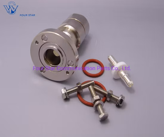 Cable de antena eléctrico impermeable RF Coaxial 7/8" conector de brida Eia para cable alimentador de espuma de 7/8"